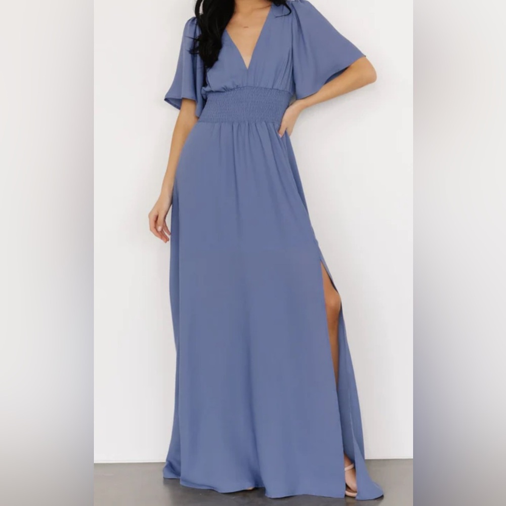 🆕Baltic Born Verona Smocked Maxi Dress M